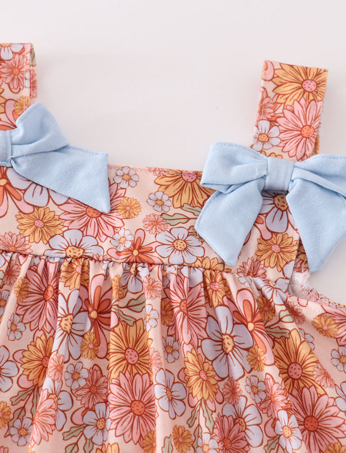 Floral print girl dress