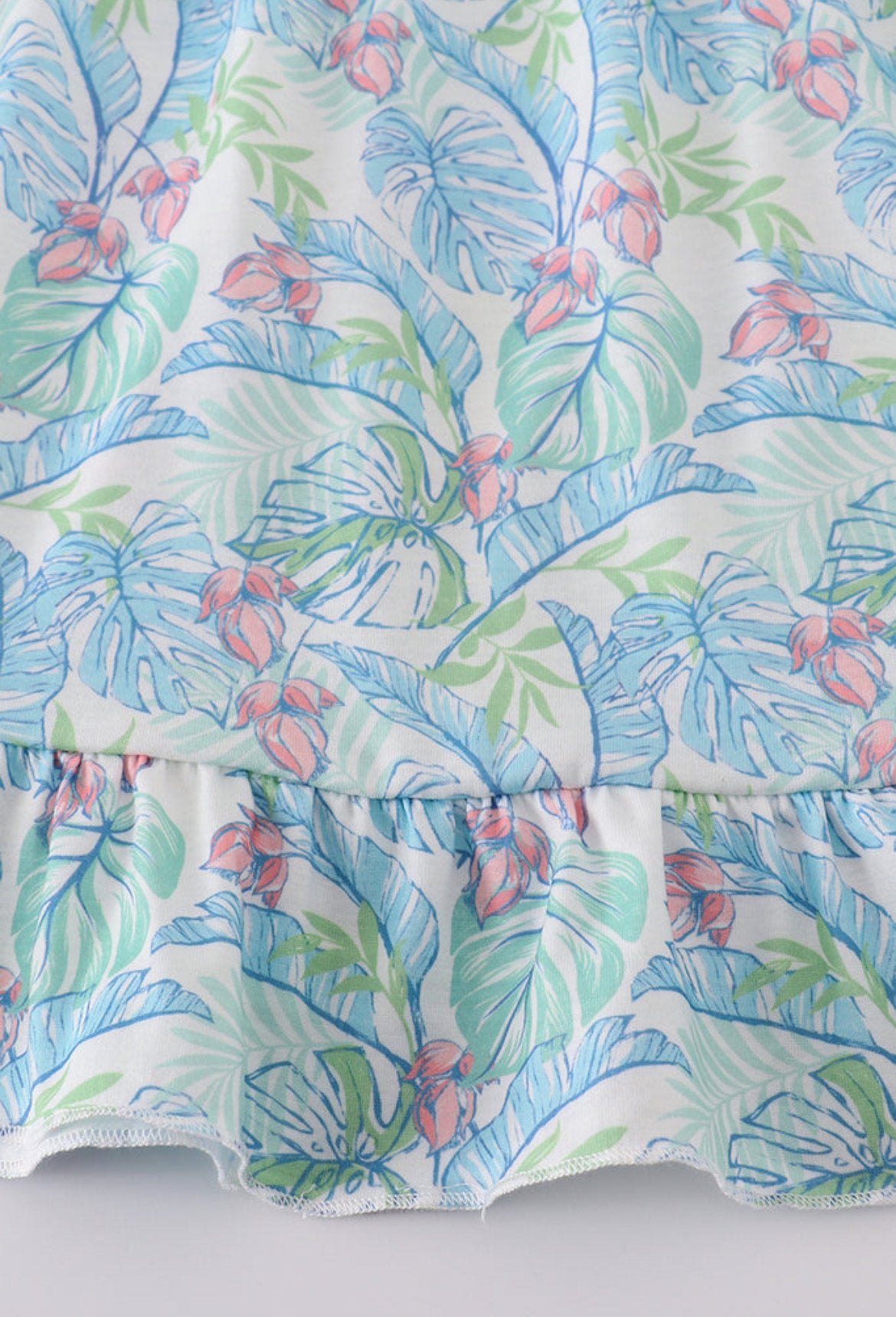 Tropical Print Dress