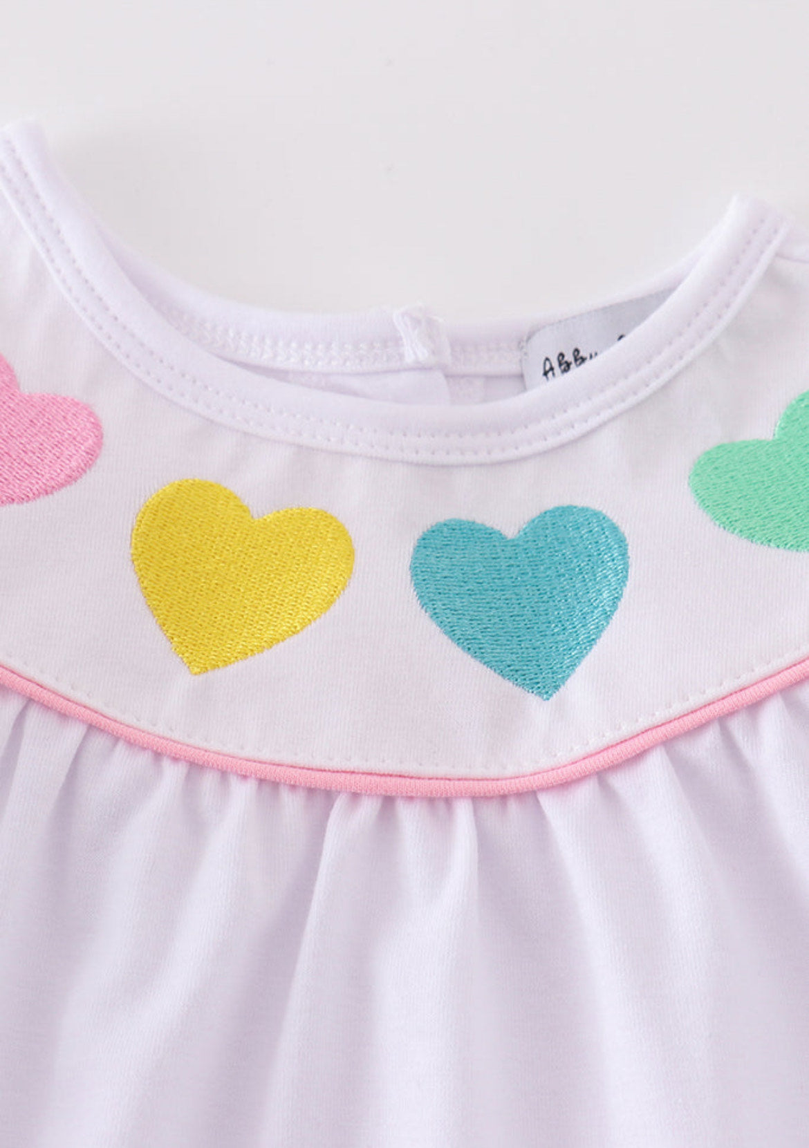 Heart Baby Girl Romper