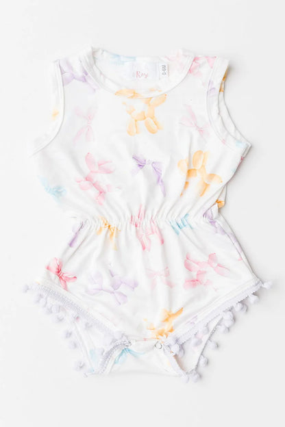 Balloon Animals Pom Pom Romper