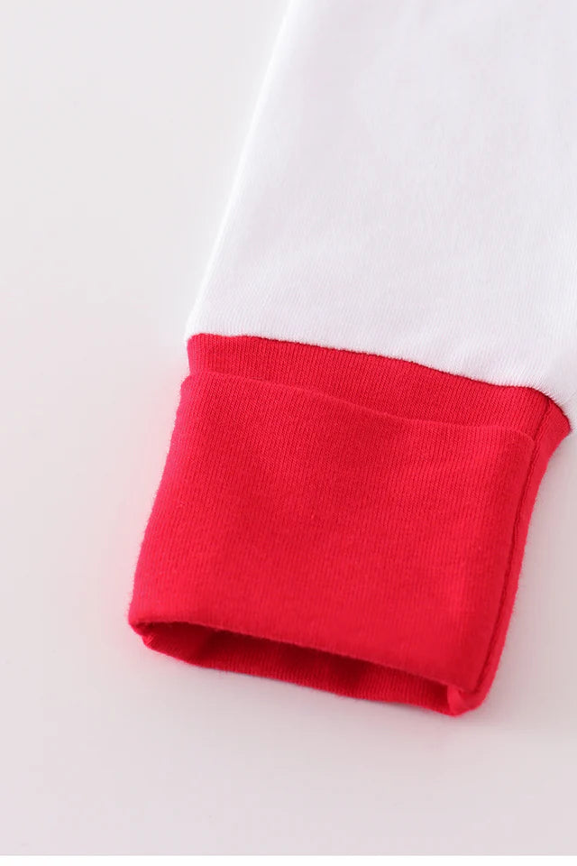 White zip boy pijama romper