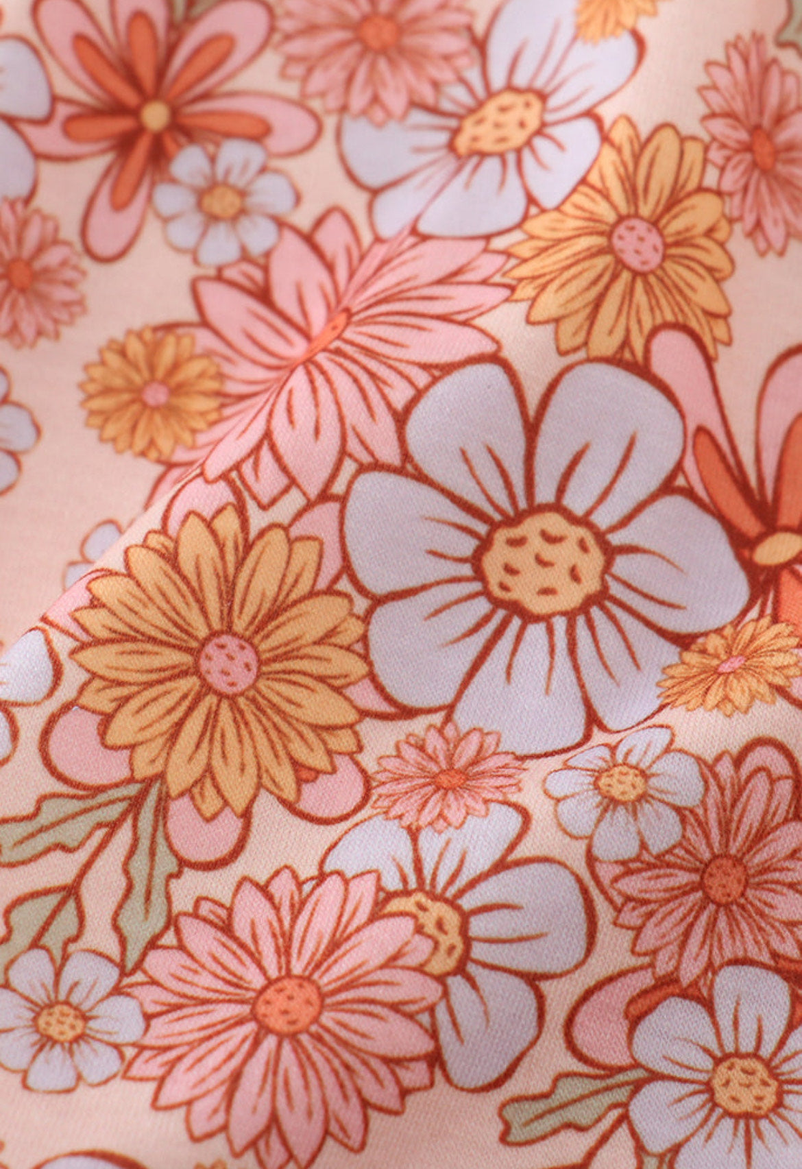 Floral print girl dress