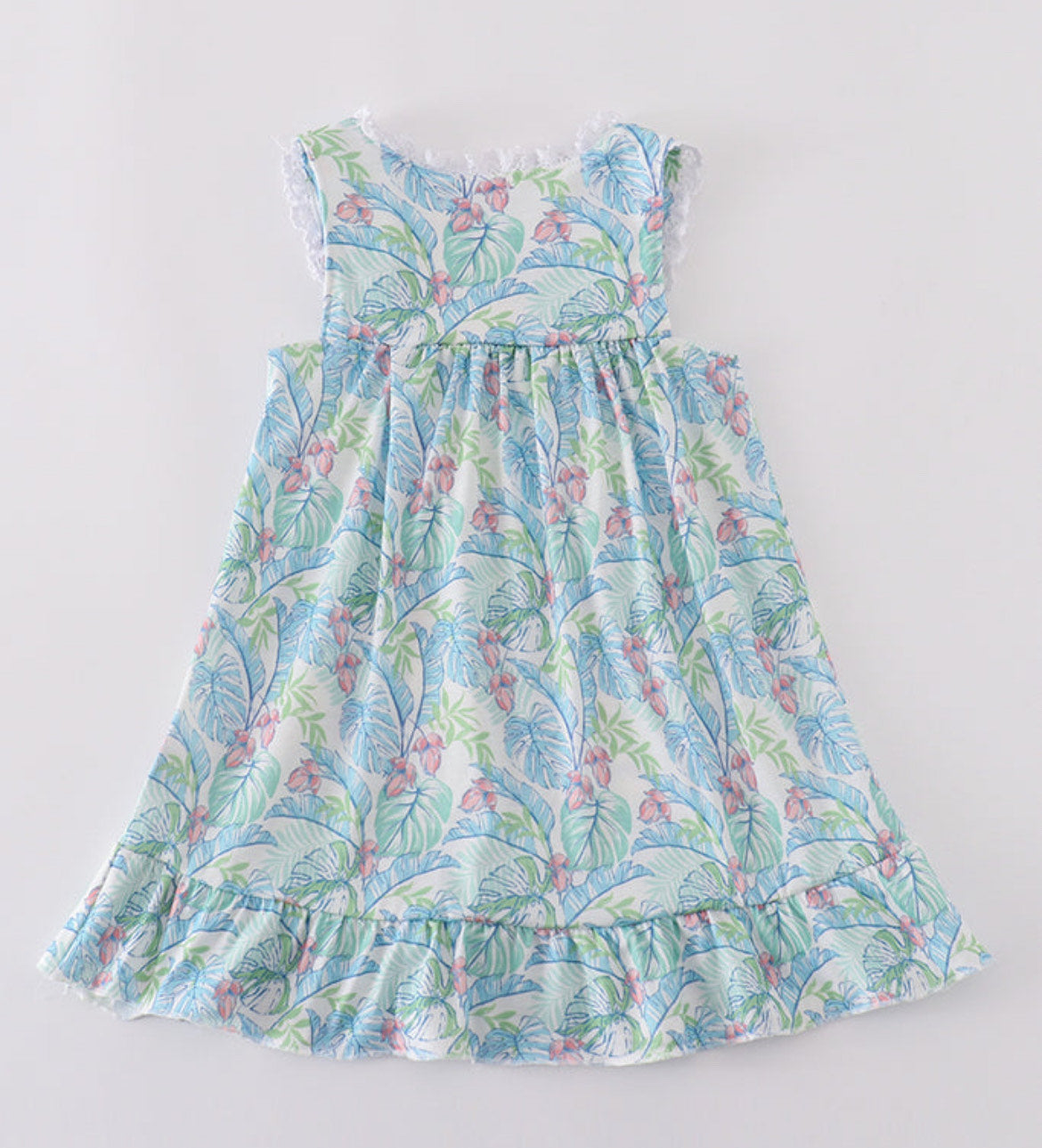 Tropical Print Dress