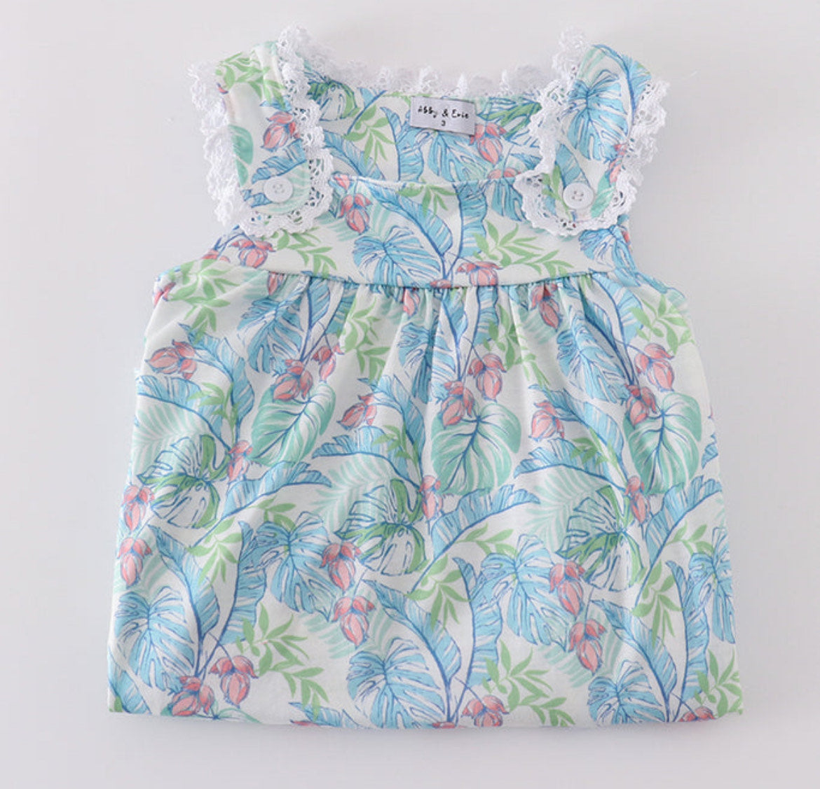 Tropical Print Dress