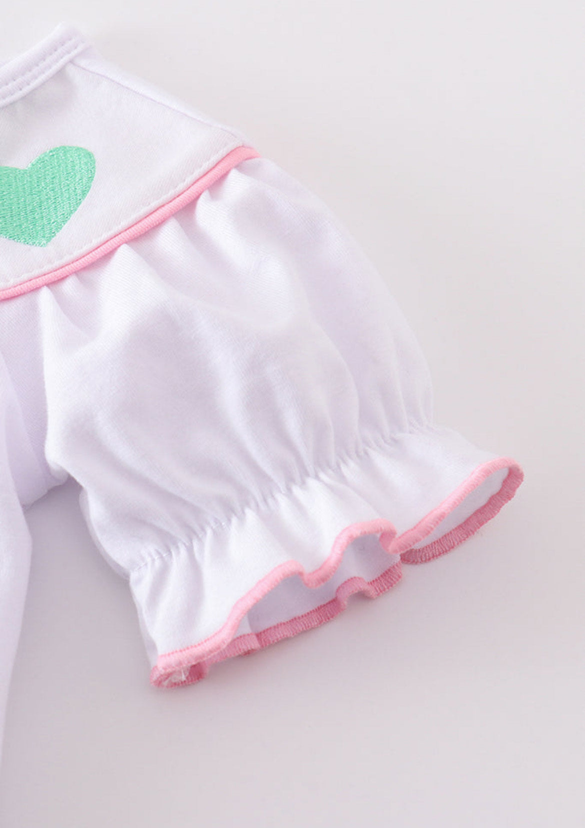 Heart Baby Girl Romper
