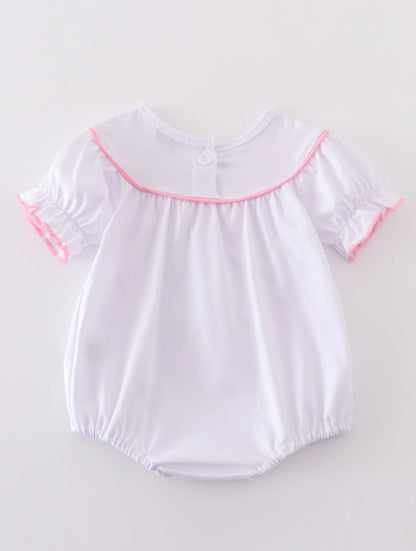Heart Baby Girl Romper