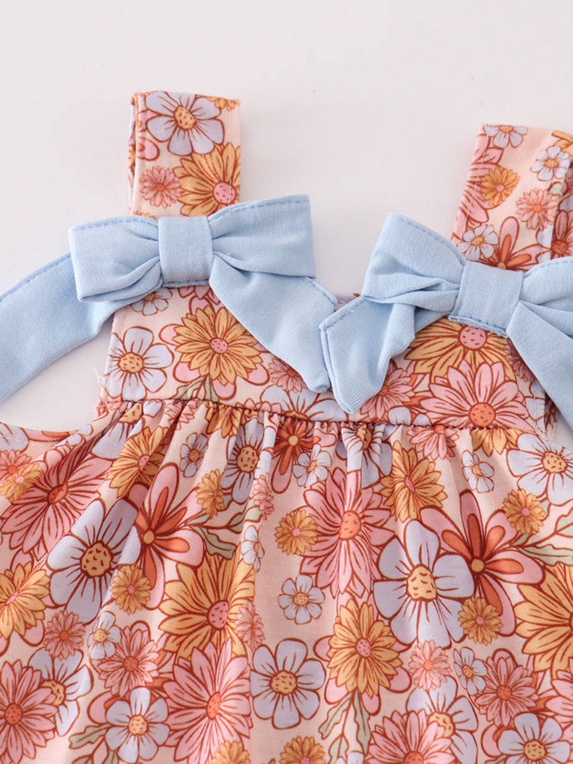 Floral Print Girl Bloomer Set