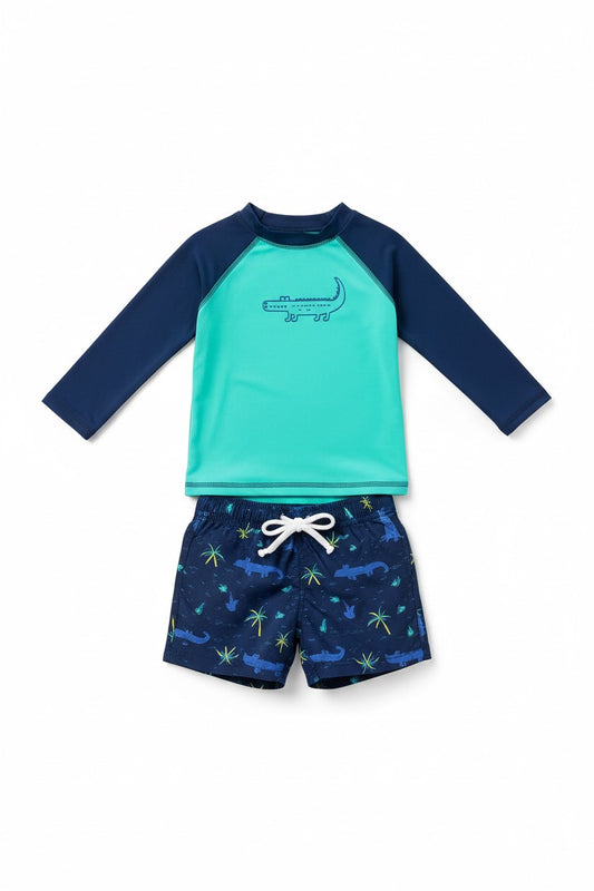 Boys’ Long Sleeve Swim Set